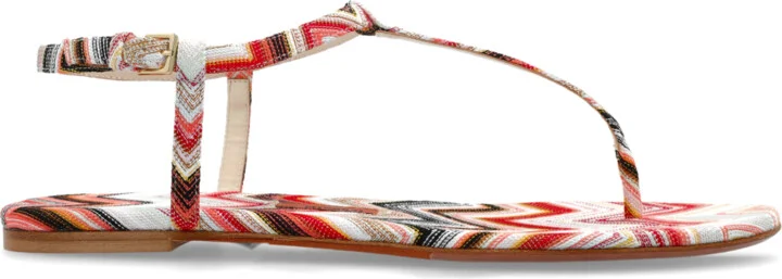 Patterned Sandals, , - Multicolour