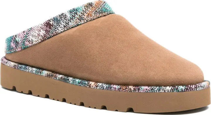 Patterned-Trim Slippers - Image 2