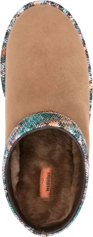 Patterned-Trim Slippers - Image 4