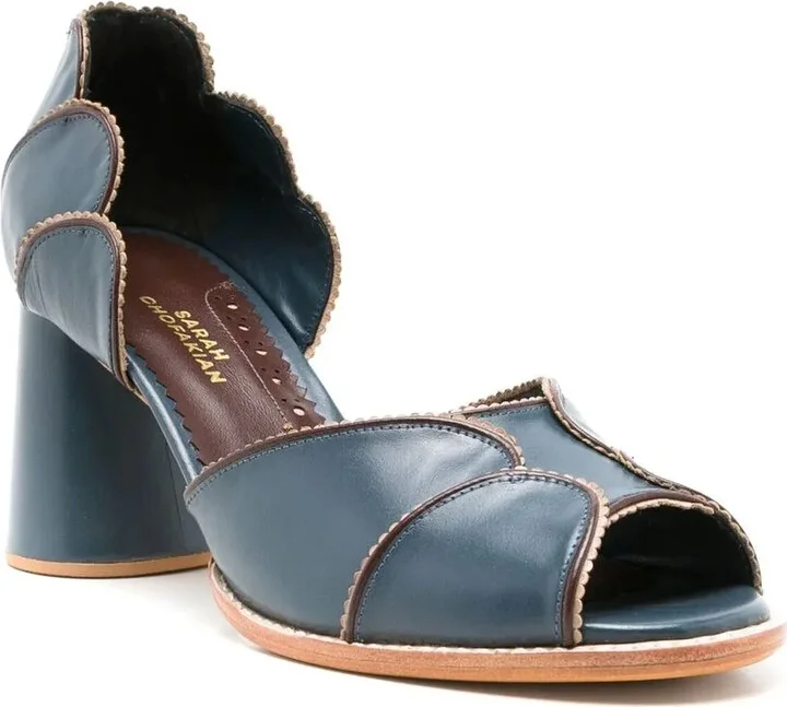Pattrice 65mm scallop-edge sandals - Image 2