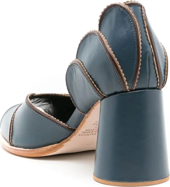Pattrice 65mm scallop-edge sandals - Image 3