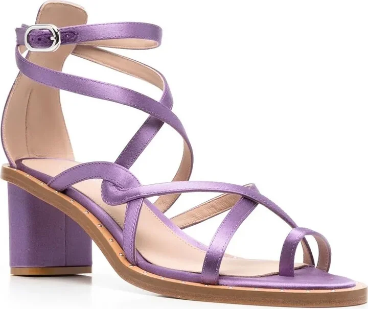 Patty scrappy silk sandals - Image 2
