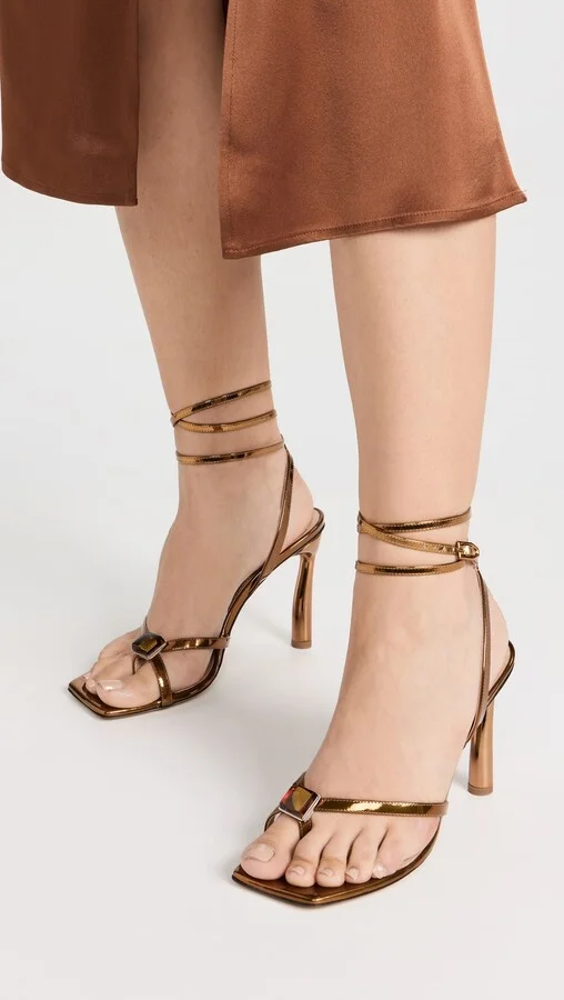 Paul Andrew Cube Toe Ring Sandals - Image 3