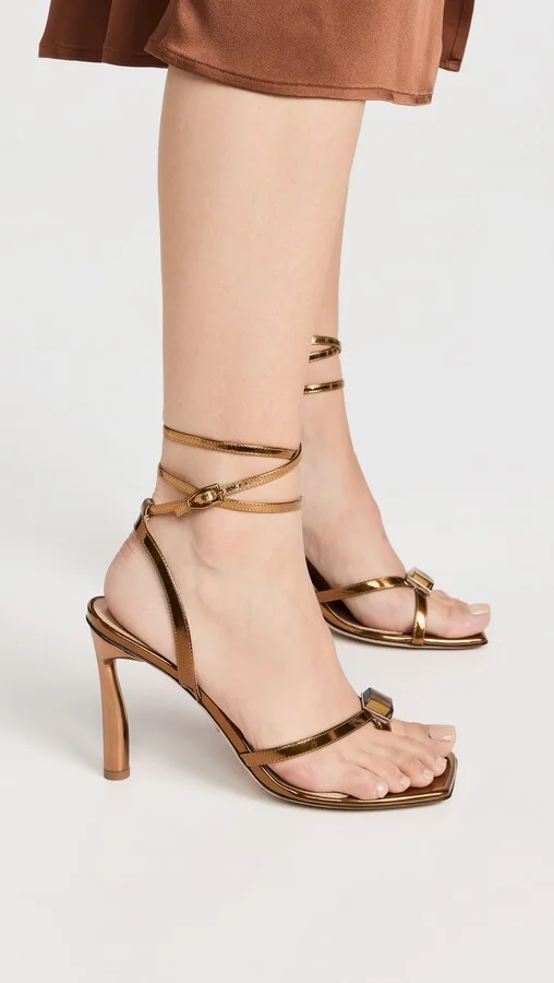 Paul Andrew Cube Toe Ring Sandals - Image 4