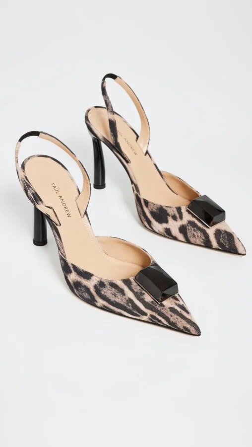 Paul Andrew Pointy Cube Pumps - Image 3