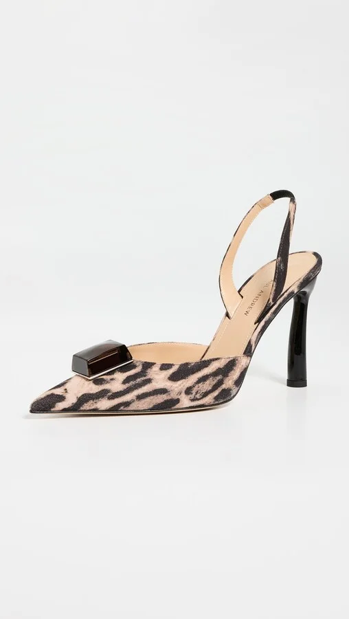 Paul Andrew Pointy Cube Pumps - Image 5