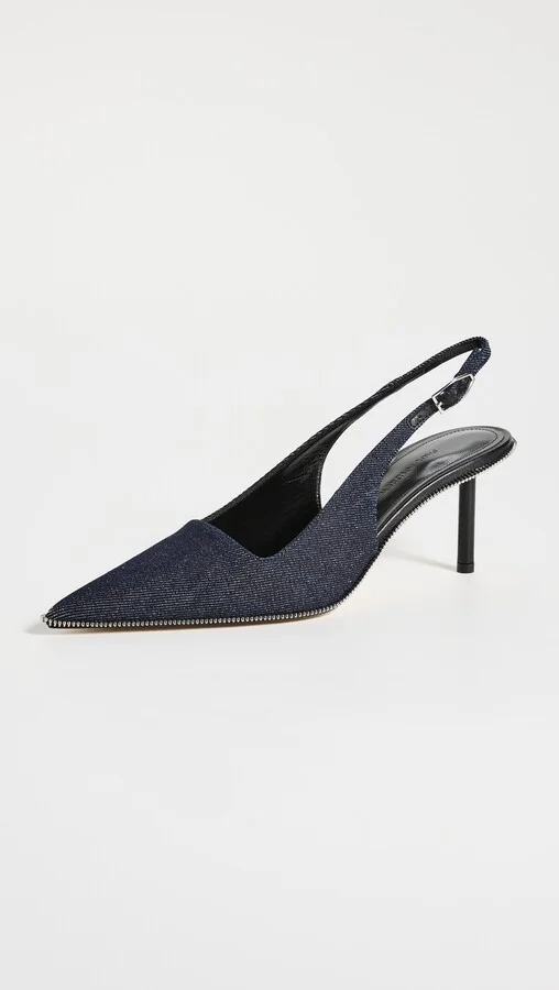 Paul Andrew Spike Sling Zip Heels - Image 2