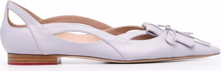 Paul fringed leather pumps
