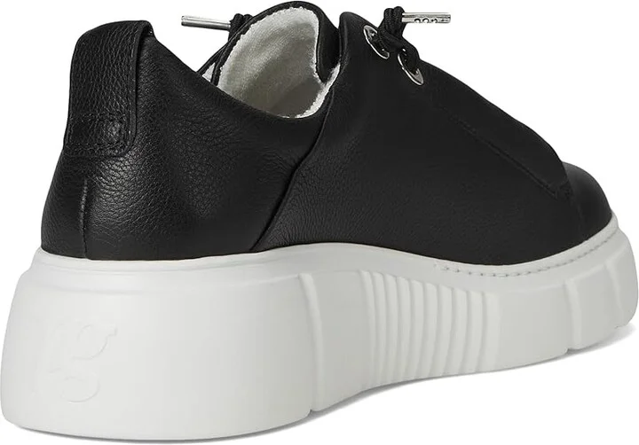Paul Green Abbey Sneakers Women's Shoes Black Leather : AT 6.5 (US Women's 9) M - Image 4