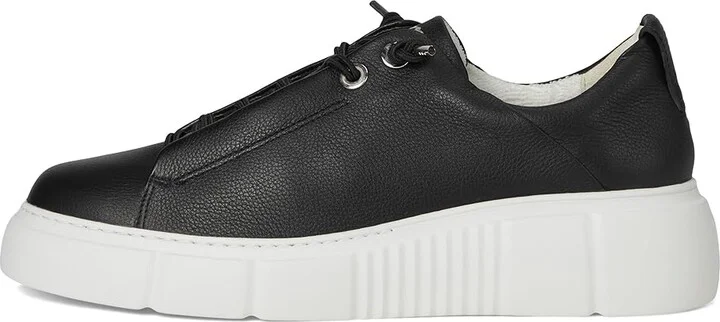Paul Green Abbey Sneakers Women's Shoes Black Leather : AT 6.5 (US Women's 9) M - Image 6