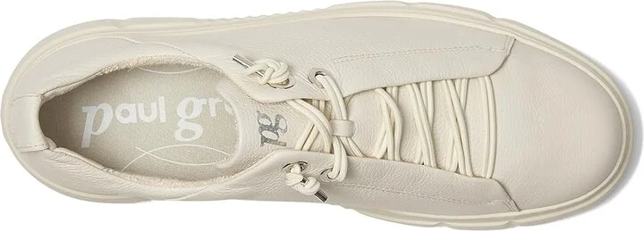 Paul Green Abbey Sneakers Women's Shoes Ivory Leather : AT 8 (US Women's 10.5) M - Image 2