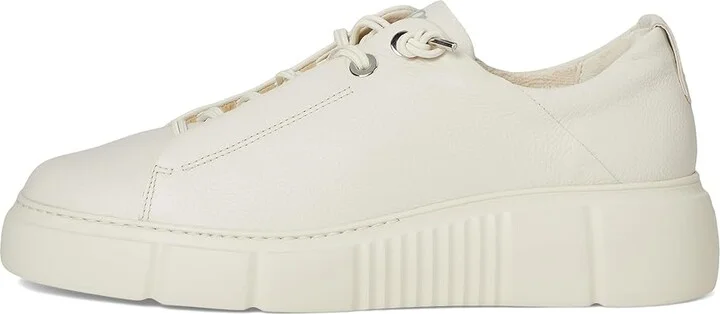 Paul Green Abbey Sneakers Women's Shoes Ivory Leather : AT 8 (US Women's 10.5) M - Image 6