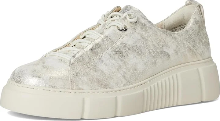 Paul Green Abbey Sneakers Women's Shoes Mineral Antic Metallic : AT 6.5 (US Women's 9) M, Leather - Image 5