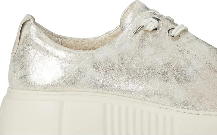 Paul Green Abbey Sneakers Women's Shoes Mineral Antic Metallic : AT 6.5 (US Women's 9) M, Leather - Image 7
