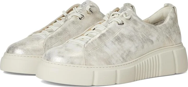Paul Green Abbey Sneakers Women's Shoes Mineral Antic Metallic : AT 6.5 (US Women's 9) M, Leather