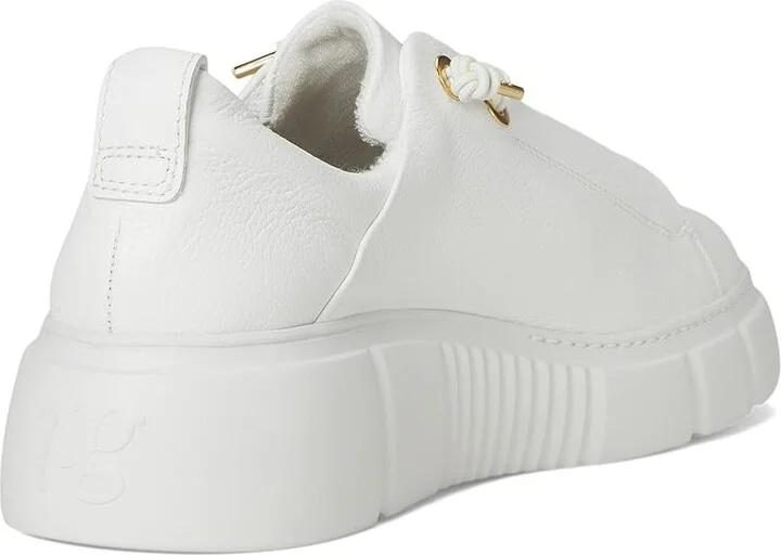 Paul Green Abbey Sneakers Women's Shoes White Leather : AT 7 (US Women's 9.5) M - Image 4