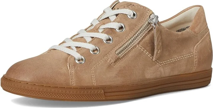 Paul Green Addie Sneakers Women's Shoes Almond Twice : AT 4.5 (US Women's 7) M, Leather - Image 5