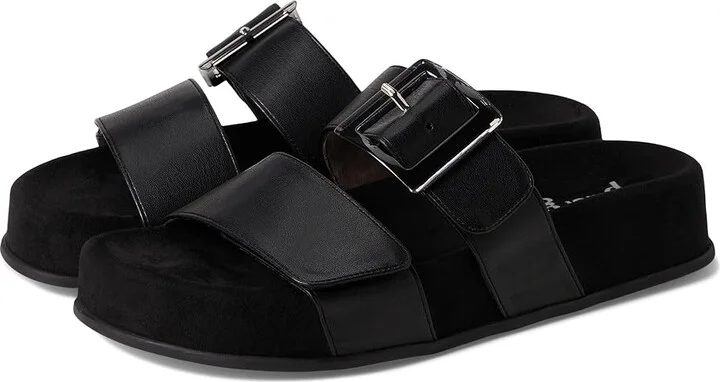 Paul Green Aloha Slide Women's Sandals Black Future Nappa : AT 3.5 (US Women's 6) M, Leather