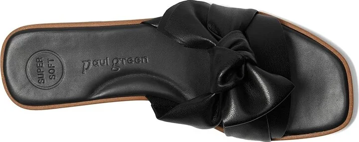 Paul Green Annie Slide Women's Sandals Black Future Nappa : AT 3.5 (US Women's 6) M, Leather - Image 2