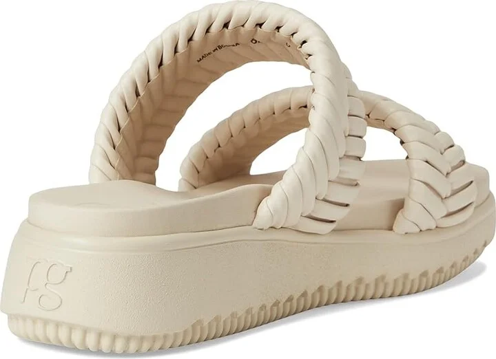 Paul Green Ashton Slide Women's Sandals Shell Braid : AT 5.5 (US Women's 8) M, Leather - Image 4
