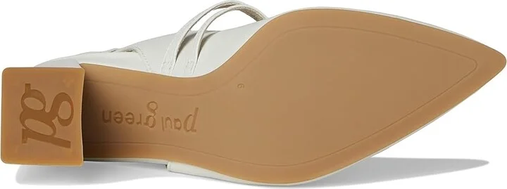 Paul Green Avanti Sling High Heels White : AT 3.5 (US Women's 6) M, Leather - Image 3