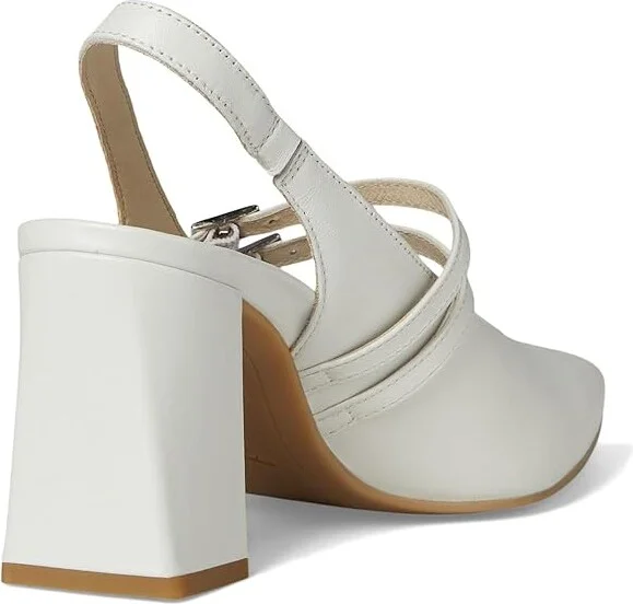 Paul Green Avanti Sling High Heels White : AT 3.5 (US Women's 6) M, Leather - Image 4
