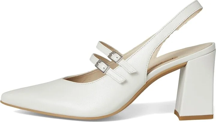 Paul Green Avanti Sling High Heels White : AT 3.5 (US Women's 6) M, Leather - Image 6