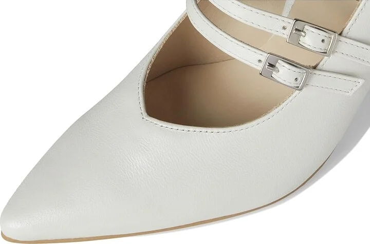 Paul Green Avanti Sling High Heels White : AT 3.5 (US Women's 6) M, Leather - Image 7