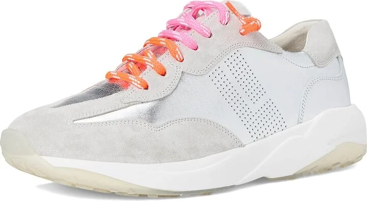 Paul Green Beckett Sneakers Women's Shoes Cloud Silver Combo : AT 7.5 (US Women's 10) M, Leather - Image 5