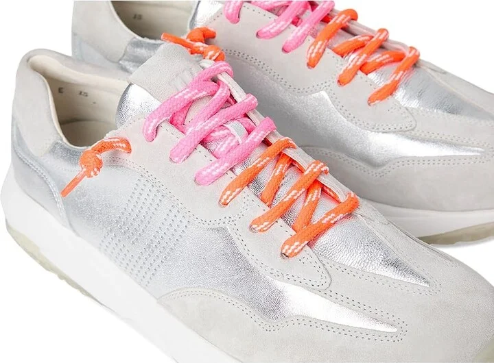 Paul Green Beckett Sneakers Women's Shoes Cloud Silver Combo : AT 7.5 (US Women's 10) M, Leather - Image 7