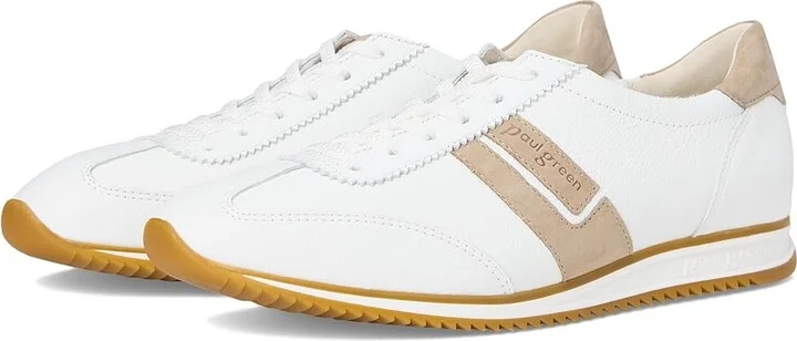Paul Green Bellevue Women's Shoes White Antelope : AT 4.5 (US Women's 7) M, Leather