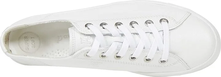 Paul Green Bixby Sneakers Women's Shoes White Leather : AT 8 (US Women's 10.5) M - Image 2