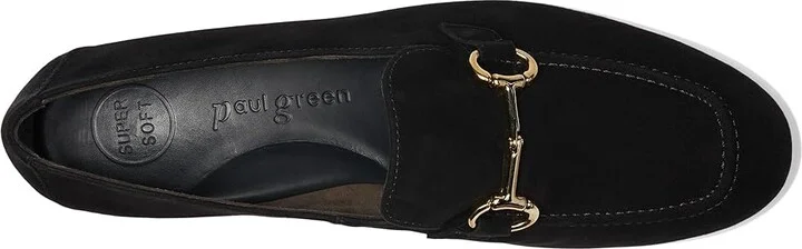 Paul Green Daphne Women's Shoes Black Suede Combo : AT 3.5 (US Women's 6) M, Leather - Image 2