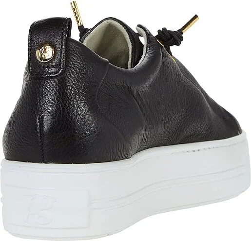 Paul Green Faye Sneaker Women's Shoes Black Gold Combo : AT 3.5 (US Women's 6) M, Leather - Image 4