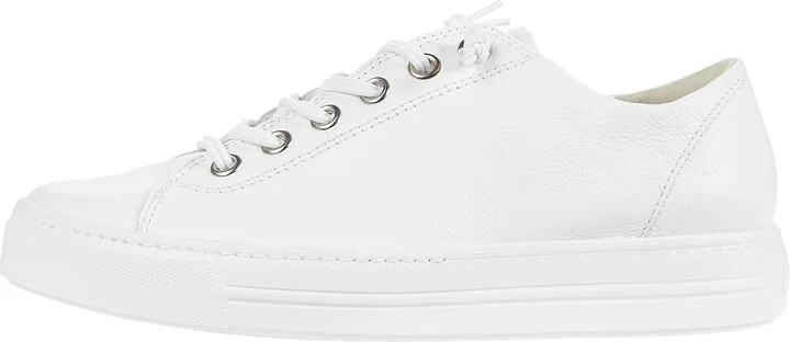 Paul Green Hadley Sneaker Women's Shoes White Silver MC Leather : AT 3.5 (US Women's 6) M - Image 6