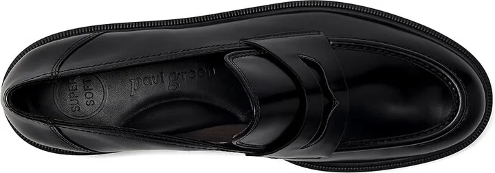 Paul Green Samone Women's Shoes Black Brushed Leather : AT 7.5 (US Women's 10) M, Latex/Leather - Image 2