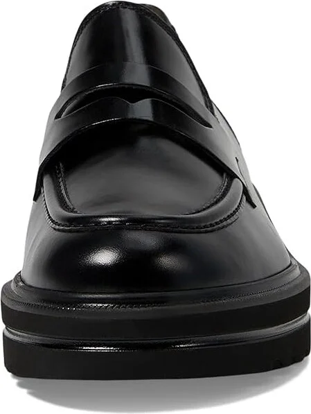 Paul Green Samone Women's Shoes Black Brushed Leather : AT 7.5 (US Women's 10) M, Latex/Leather - Image 5