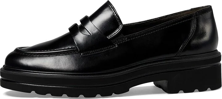 Paul Green Samone Women's Shoes Black Brushed Leather : AT 7.5 (US Women's 10) M, Latex/Leather - Image 6