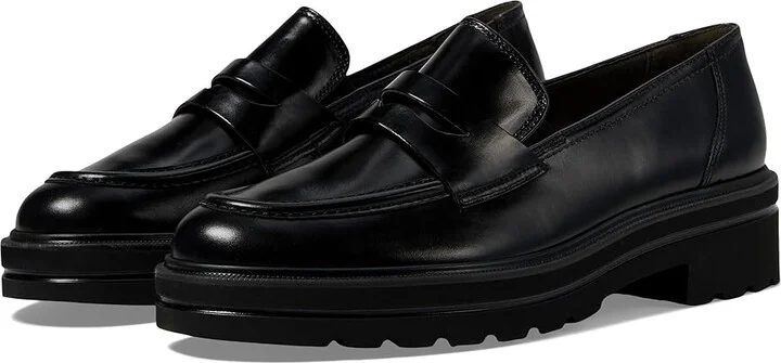 Paul Green Samone Women's Shoes Black Brushed Leather : AT 7.5 (US Women's 10) M, Latex/Leather