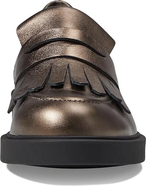Paul Green Stacy Flat Women's Shoes Grunge Metallic Leather : AT 4.5 (US Women's 7) M - Image 2