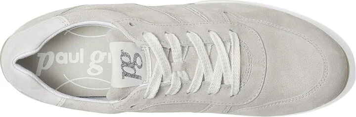 Paul Green Tanner Sneaker Women's Shoes Stone Off-White : AT 6 (US Women's 8.5) M, Leather - Image 2