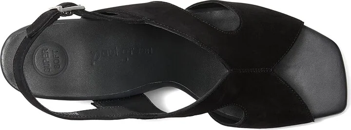 Paul Green Verona Sling Women's Sandals Black : AT 5.5 (US Women's 8) M, Leather/Rubber - Image 2