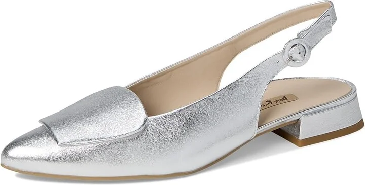 Paul Green Viola Sling Women's Sandals Aluminium Metallic Nappa : AT 3.5 (US Women's 6) M, Leather/Rubber - Image 5