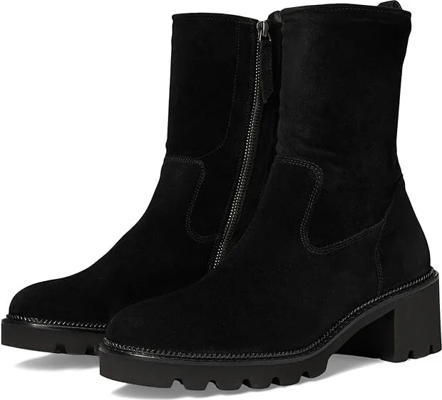 Paul Green Wanda Boot Women's Boots Black Soft Suede : AT 3.5 (US Women's 6) M, Leather