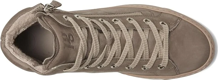 Paul Green Wells Sneaker Women's Shoes Taupe Nubuk : AT 5 (US Women's 7.5) M, Leather/Rubber - Image 2
