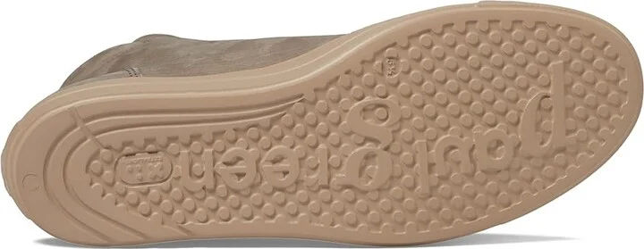 Paul Green Wells Sneaker Women's Shoes Taupe Nubuk : AT 5 (US Women's 7.5) M, Leather/Rubber - Image 3