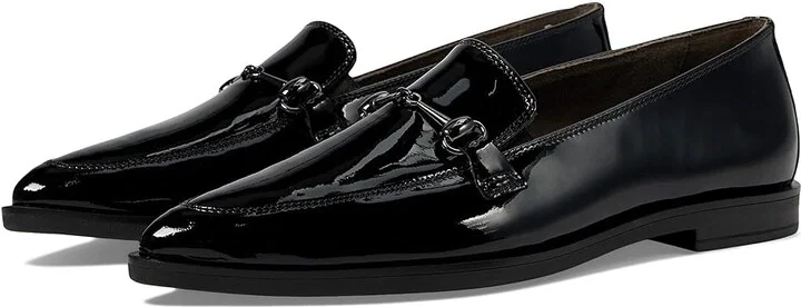 Paul Green Wexler Flat Women's Flat Shoes Black Soft Patent : AT 5.5 (US Women's 8) M, Leather