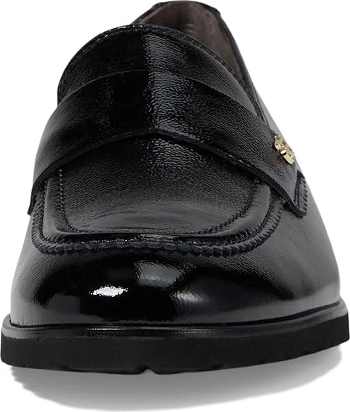 Paul Green Wheaton Flat Women's Flat Shoes Black Crinkled Patent : AT 5 (US Women's 7.5) M, Leather - Image 5