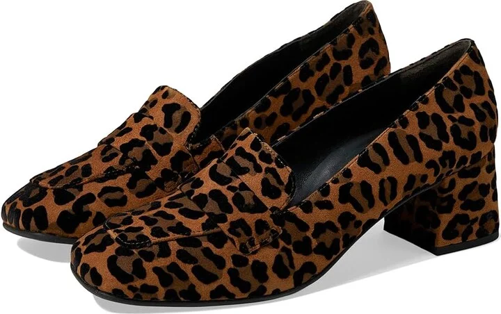 Paul Green Winona Pump High Heels Leo Velvet Sisal : AT 6.5 (US Women's 9) M, Leather