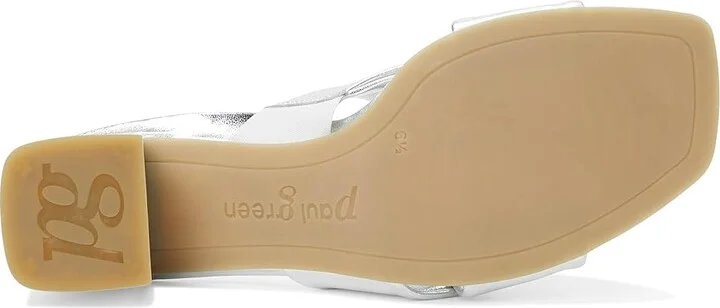 Paul Green Yasmin Women's Sandals Aluminium : AT 3.5 (US Women's 6) M, Leather/Rubber - Image 3